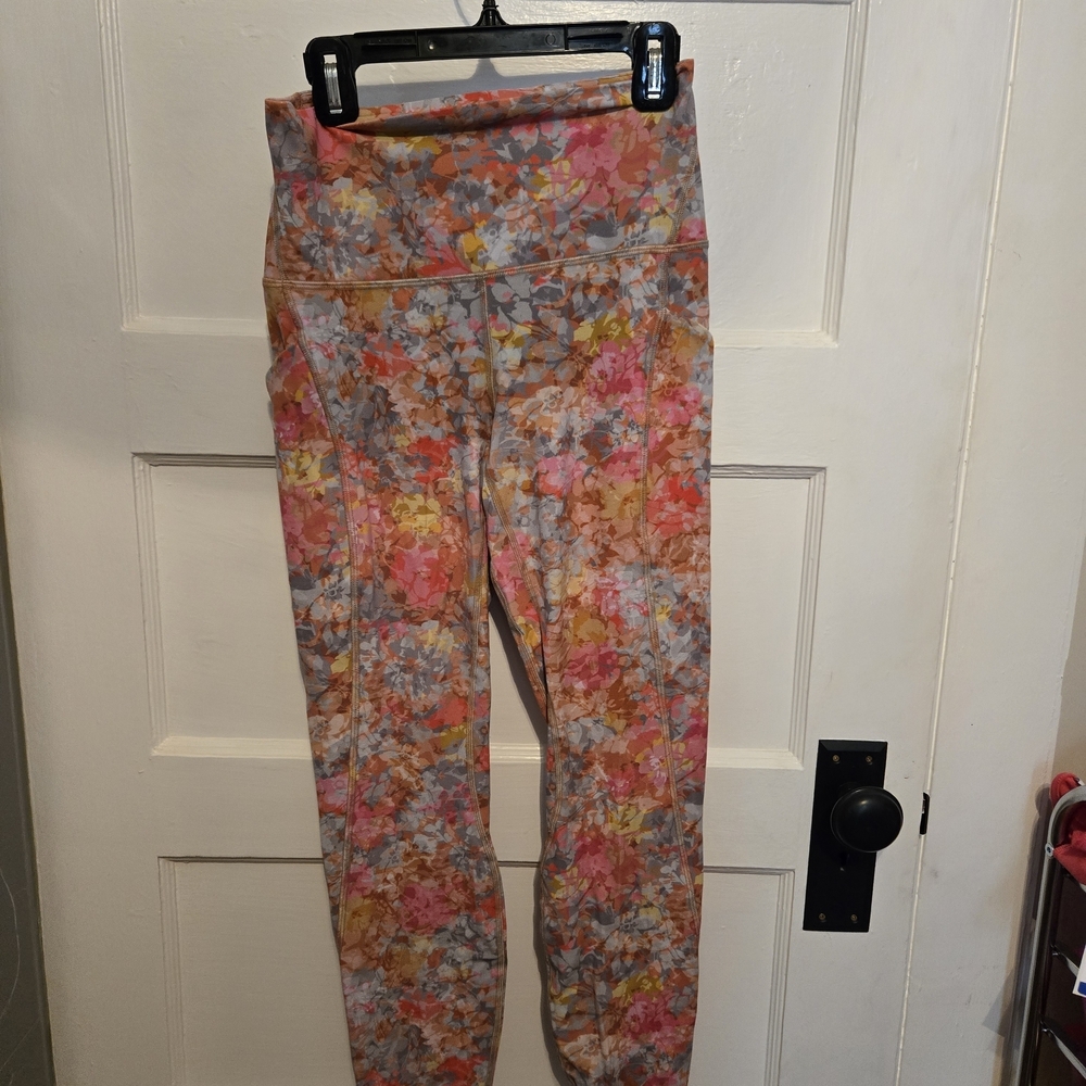 lululemon athletica Floral Leggings - Multicolor